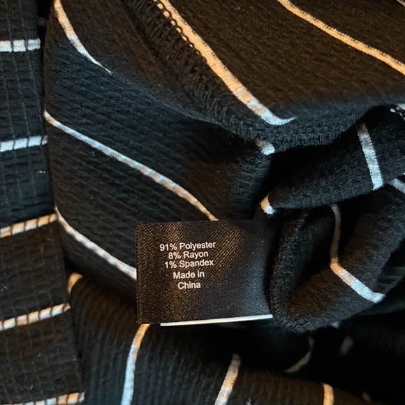 Lane Bryant 18/20 Black & White Pinstripe Jumpsuit - Picture 15 of 17